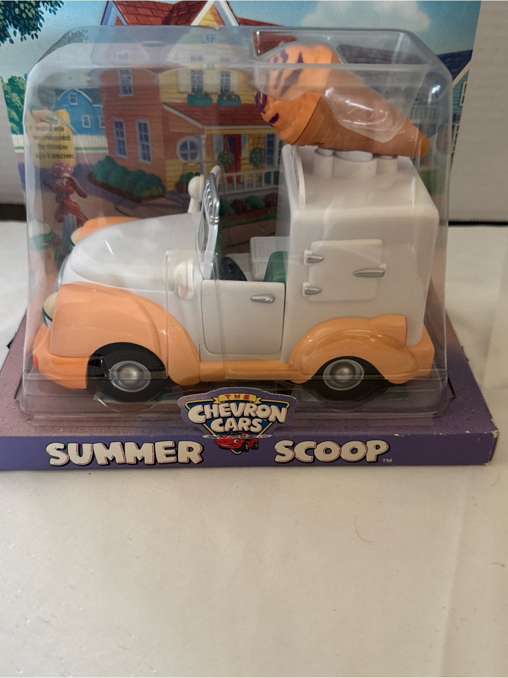 Summer Scoop Kids Toy Truck - White & Peach